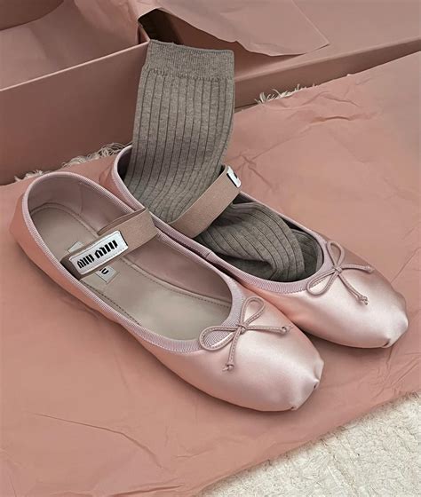 miu miu ballerinas fake|Miu Miu ballet flats: Shop these similar high street pairs .